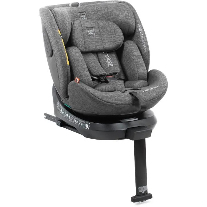 Babyauto Core Siège Auto Groupe 0/1/2/3 (40-150 cm) i-Size Isofix Pivotant 360° Inclinable avec Réducteur, Gris Babyauto Core Siège Auto Groupe 0/1/2/3 (40-150 cm) i-Size Isofix Pivotant 360° Inclinable avec Réducteur, Gris
