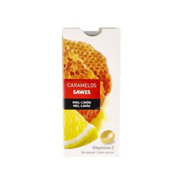 SAWES Caramels Balsam miel et citron sans sucre avec vitamine C 22g
