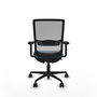 PIQUERAS Y CRESPO Chaise Haches Synchrone/Traslack Vert pétrole et Gris