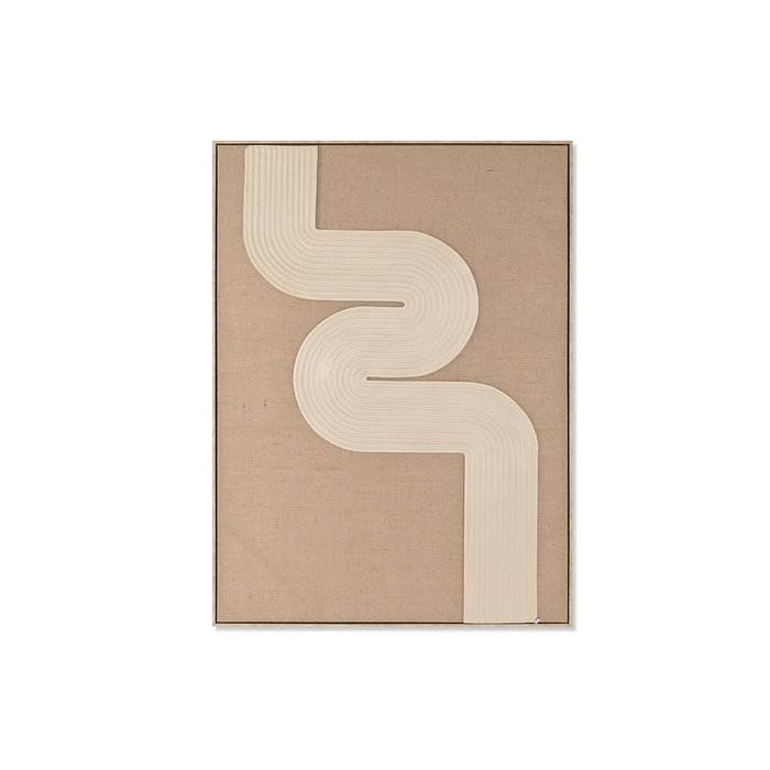 Home ESPRIT Cadre 3D Jute Foam 103 x 4,5 x 143 cm Home ESPRIT Cadre 3D Jute Foam 103 x 4,5 x 143 cm