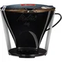 Melitta Porte-filtre à café 1x6, noir, compatible cafetière et café moulu