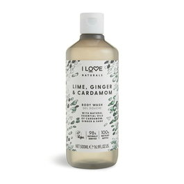 I Love Gel douche hydratant Végétalien Citron vert Gingembre Cardamome 500 ml