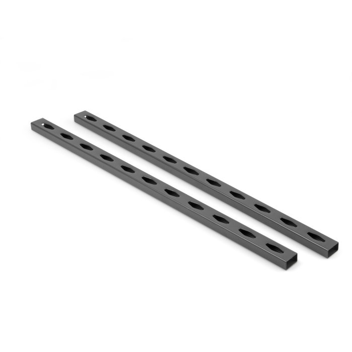 Emuca Kit de plateau à épices Titane pour meuble de cuisine ou élément suspendu, acier, gris anthracite