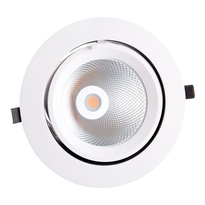 Spot LED Downlight 40W 6000Lm 4000K Circulaire Orientable Blanco Natural