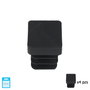 MAURER Embouts carrés intérieurs noirs 12x12 mm (lot de 4)