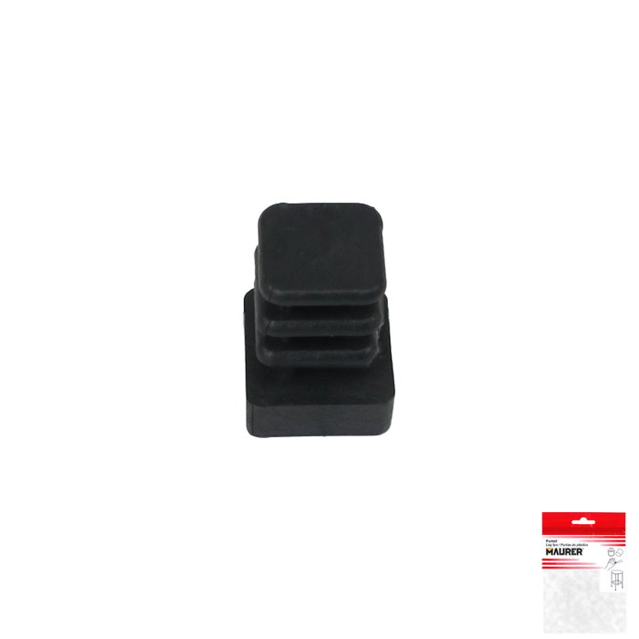 MAURER Embouts carrés intérieurs noirs 12x12 mm (lot de 4)