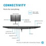 HP Z25xs G3 QHD USB-C DreamColor Display, 25 pouces, Noir