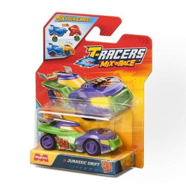 T-Racers Mix 'N Race - Véhicule de course avec pièces interchangeables - Pack 1 blister - Jouet pour enfants 4 à 9 ans - Dimensions 19,8x18,5x11,5cm