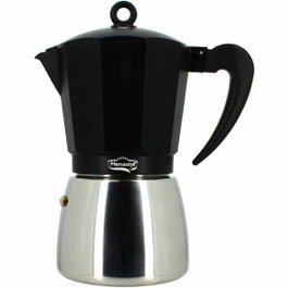 Menastyl Cafetière Italienne Aluminium 12 Tasses, Compatible Induction