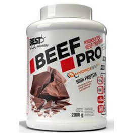 Best Protein Beef Pro Protein en Poudre Goût Chocolat 2000g Complément Alimentaire Protéines Hydrolysées de Bœuf