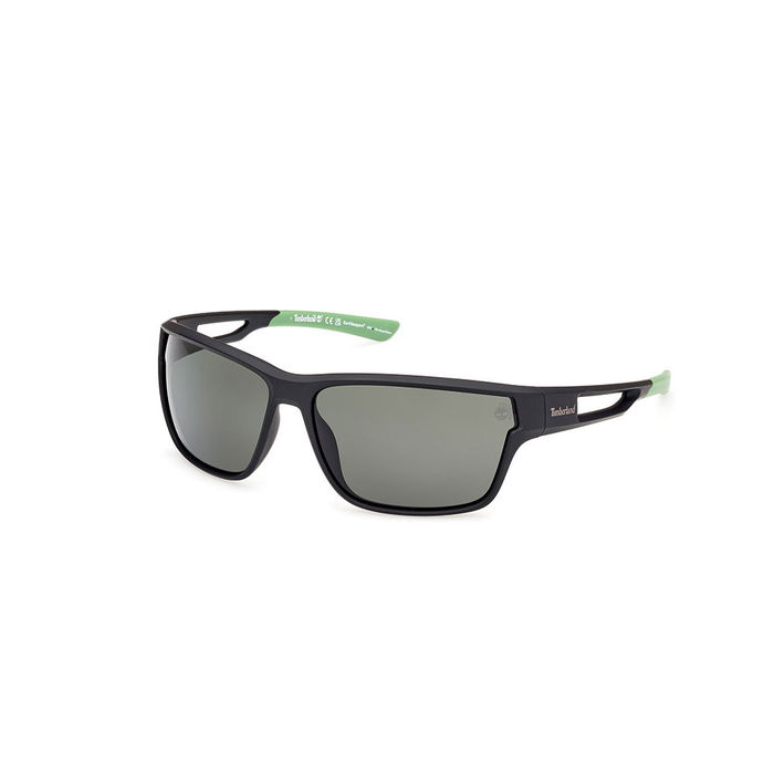 Timberland Lunettes de Soleil TB00001 POLARIZADA 02R Homme Verre Polarisé Vert Monture Noir Verre 65mm Timberland Lunettes de Soleil TB00001 POLARIZADA 02R Homme Verre Polarisé Vert Monture Noir Verre 65mm