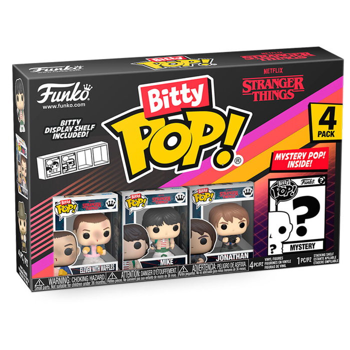 FUNKO Blister 4 figurines Bitty POP Stranger Things Eleven