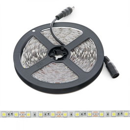 Bande LED SMD5050 12VDC 72W Blanc Froid 6000K 5m