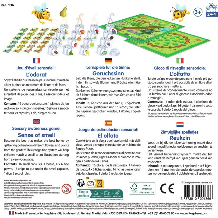 Sentosphere Jeu Sensoriel L'Odorat - Associer une odeur à une image