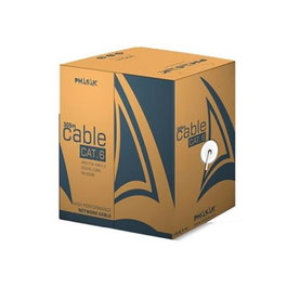 Phasak Bobine Câble Réseau U/UTP Cat.6 CCA Solide LSZH Gris 305m