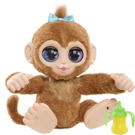 FurReal Friends - Peanut le Singe - Jouet interactif pour enfant avec plus de 100 réactions, marche, équilibre et câlins