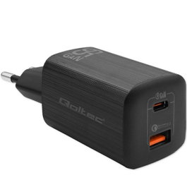 Qoltec 50766 Chargeur mural Noir