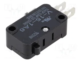 Aratas (Formerly Omron Components) Microcommutateur SNAP ACTION SPDT 15A/250VAC sans levier