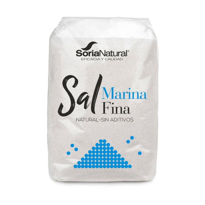 Soria Natural Sel marin fin 1 kg Soria Natural Sel marin fin 1 kg