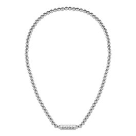 Boss Collier en Acier Inoxydable 55cm Gris