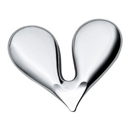 Alessi JHT01 Coeur Casse-noix en Acier Inoxydable 18/10 - Ustensile de Cuisine Design par Jim Hannon-Tan pour Noyer et Noisettes