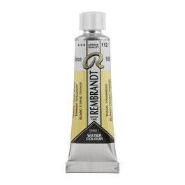 Rembrandt Aquarelle Tube 10 ml Blanc de Titane Transparent 112