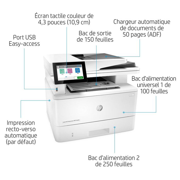HP LaserJet Enterprise M430f Monochrome Multifonction HP LaserJet Enterprise M430f Monochrome Multifonction