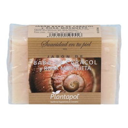 PLANTAPOL Savon Naturel à la Bave d'Escargot et Rose Musquée
