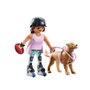 Playmobil My Life Patineuse avec Retriever