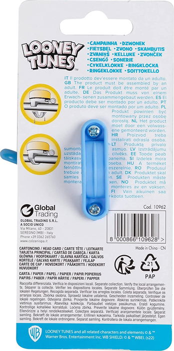 Licensing Timbre De Bicicleta I160 Cloche Velo Enfant Looney Tunes Métal