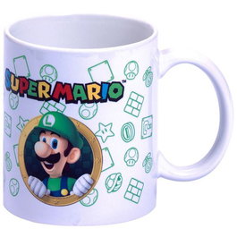 Nintendo - Hucha métallique et tasse en céramique Super Mario Bros Luigi