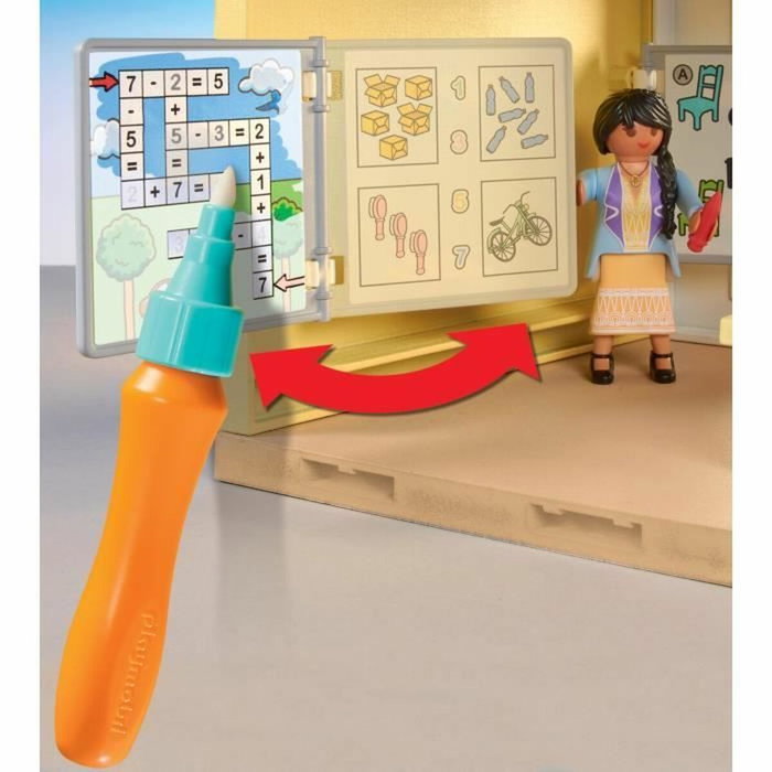 Playmobil École aménagée City Life, 282 pièces