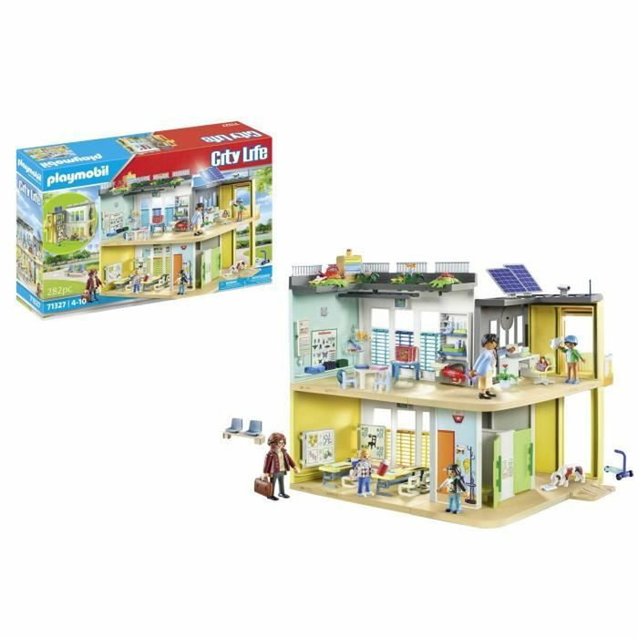 Playmobil École aménagée City Life, 282 pièces