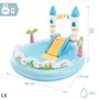Intex Centre de Jeux Gonflable Château Unicornie avec Toboggan et Piscine 234L 56148
