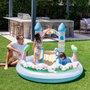 Intex Centre de Jeux Gonflable Château Unicornie avec Toboggan et Piscine 234L 56148