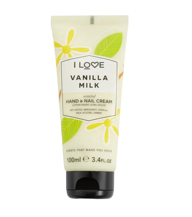I Love Signature Collection Crème pour les mains et les ongles Lait vanillé I Love Signature Collection Crème pour les mains et les ongles Lait vanillé