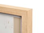 Giftdecor Porte-photo mural bois avec passe-partout 21x30 cm naturel MDF et verre (Set de 6)