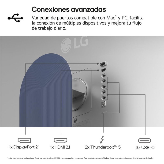 LG 32U990A-S Argenté