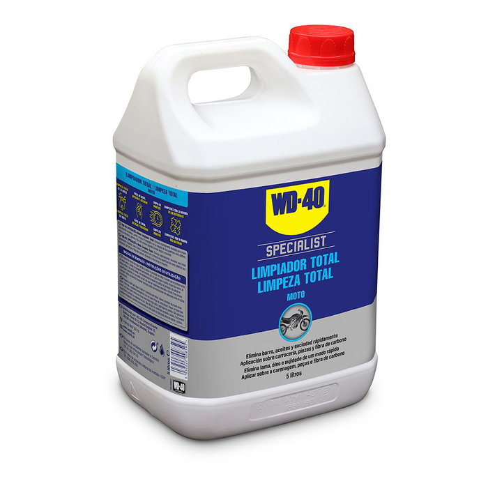 WD-40 Limpiador Specialist Moto Total 5L Nettoyant Moto Usage Général