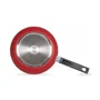 Livoo Sauteuse Antiadhésive MEP153R 26 cm Rouge - Compatible Tous Feux Dont Induction - Revêtement sans PFOA/PFOS - Poignée Silicone - 26 cm