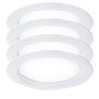 Pack de 4 Downlights LED 24W 2160Lm 6000K IP65 Blanc Froid