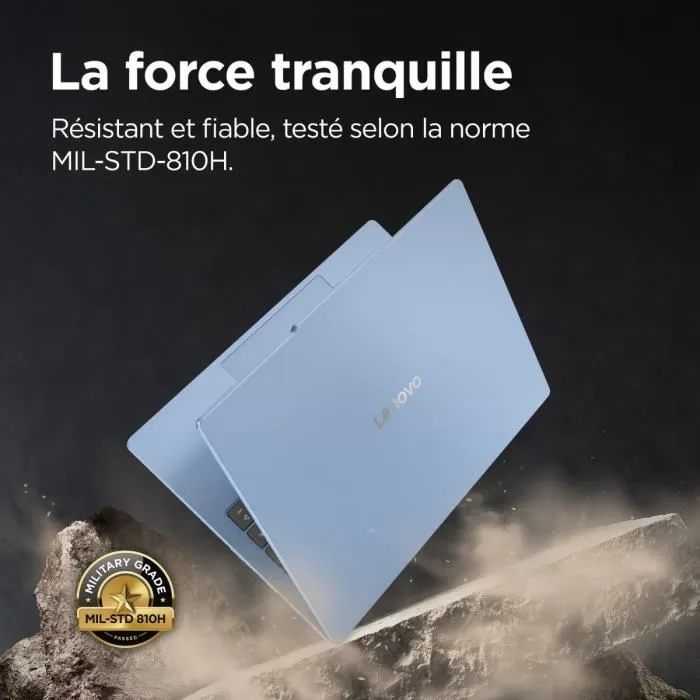 Lenovo IdeaPad Slim 5 13ARP10 - PC portable 13.3" WUXGA - AMD Ryzen 7 7735HS - 16 Go RAM - 512 Go SSD - Clavier AZERTY Bleu - Sans Windows