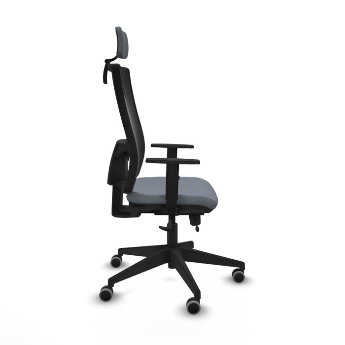 Piqueras y Crespo Chaise de Bureau Horna avec Appui-tête et Mécanisme Sincro/Traslack, Gris Piqueras y Crespo Chaise de Bureau Horna avec Appui-tête et Mécanisme Sincro/Traslack, Gris
