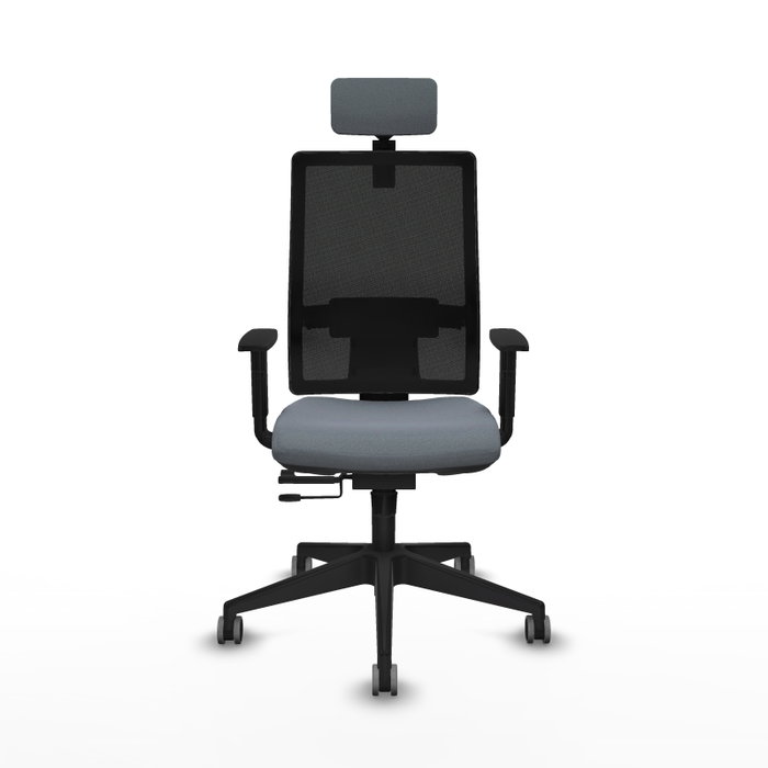 Piqueras y Crespo Chaise de Bureau Horna avec Appui-tête et Mécanisme Sincro/Traslack, Gris Piqueras y Crespo Chaise de Bureau Horna avec Appui-tête et Mécanisme Sincro/Traslack, Gris