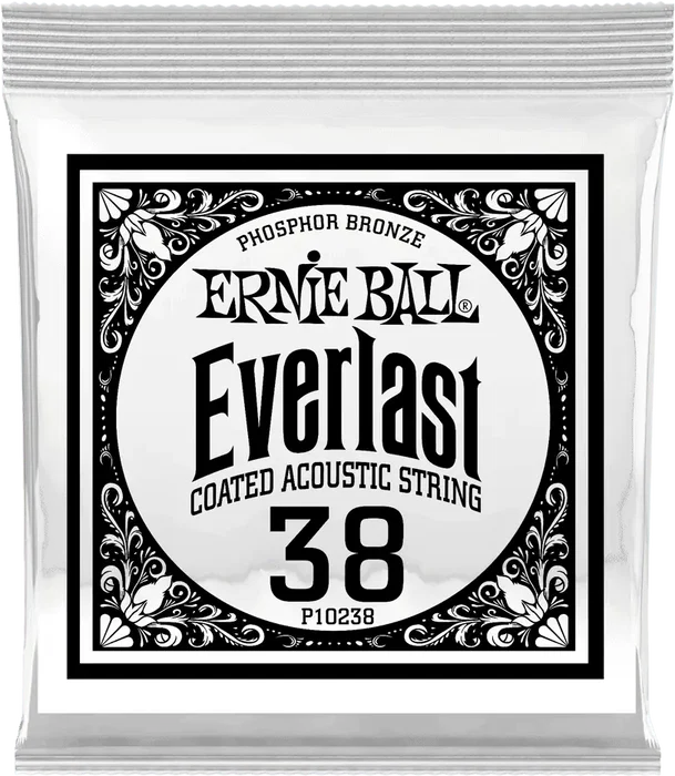 ERNIE BALL Cordes Acoustiques Phosphore/Laiton 038 (Set de 6) ERNIE BALL Cordes Acoustiques Phosphore/Laiton 038 (Set de 6)