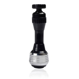 Siroflex Atomiseur-douche avec économiseur Blue Line, noir et chromé, 11 cm