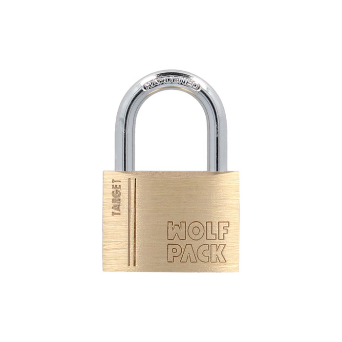 WOLFPACK LINEA PROFESIONAL Cadenas en laiton Arco Normal 50 mm Serie Target WOLFPACK LINEA PROFESIONAL Cadenas en laiton Arco Normal 50 mm Serie Target