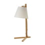 BigBuy Home Lampe de bureau Blanc Naturel Bambou