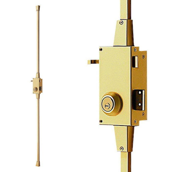 TESA Serrure de surmounting multipoint TS30T6IAE Dorée Gauche