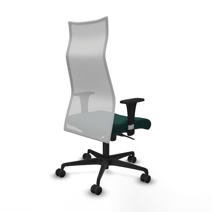 Piqueras y Crespo Chaise de Bureau Albacete Vert Bouteille et Blanc